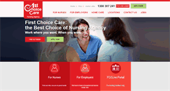 Desktop Screenshot of firstchoicecare.com.au